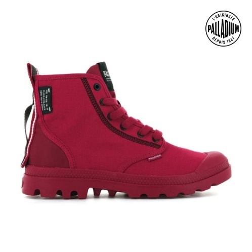 Dámské Boty Palladium Pampa Dare 2 Survive Červené | CZ MAR-68Q